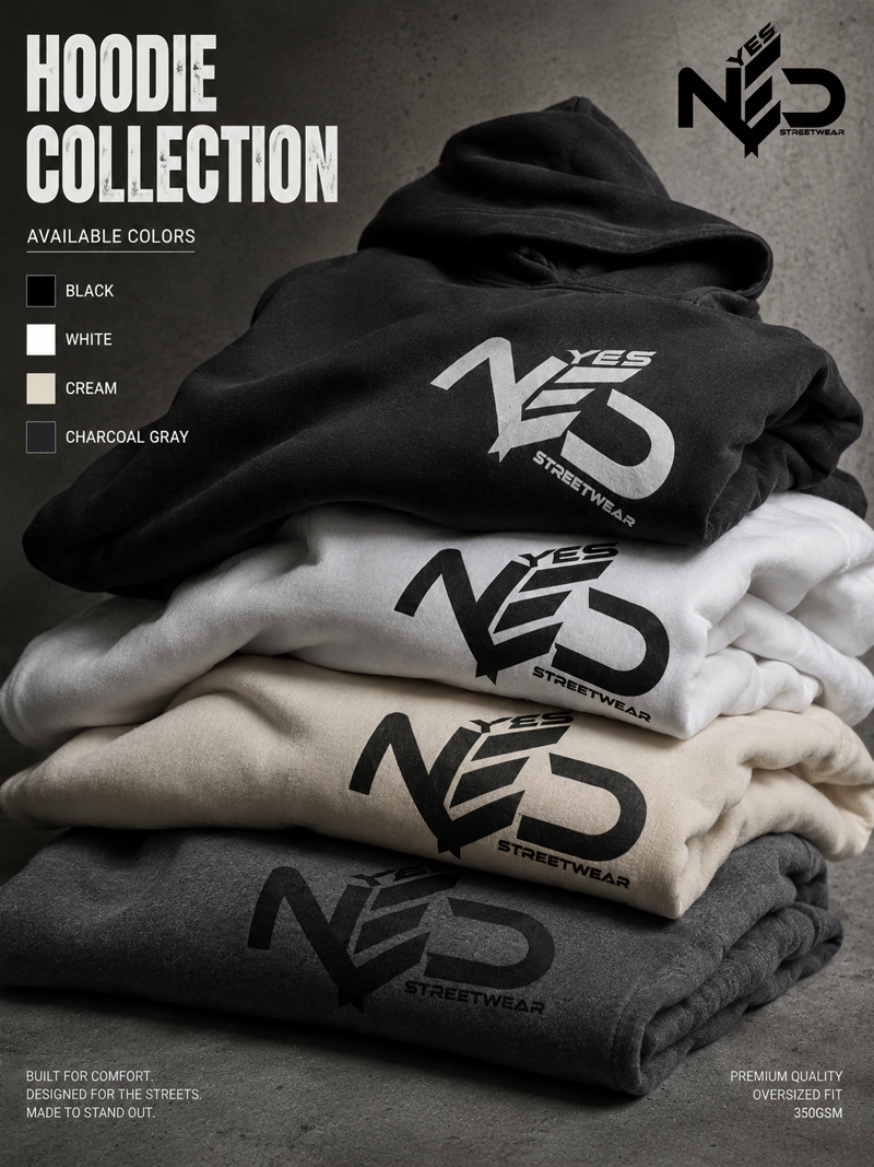 YES NΞD Hoodie available colors